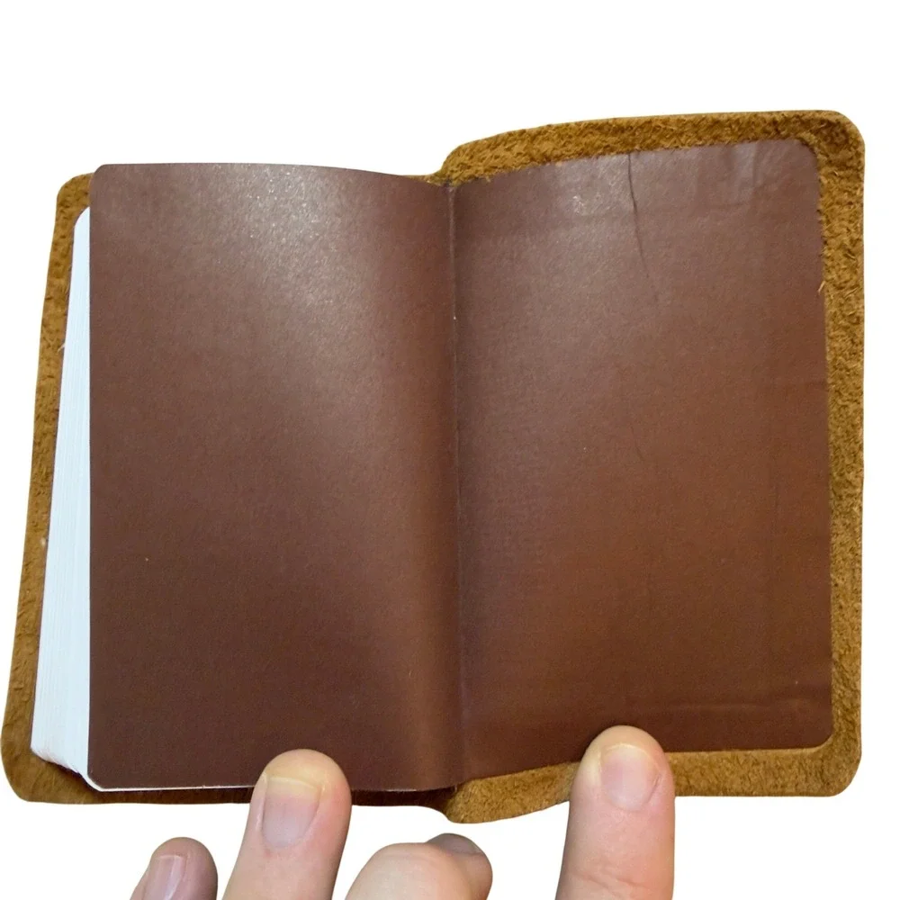 Paul's Leather Co ESV Pocket Bible New Testament Psalms Proverbs Tan Leather Yap